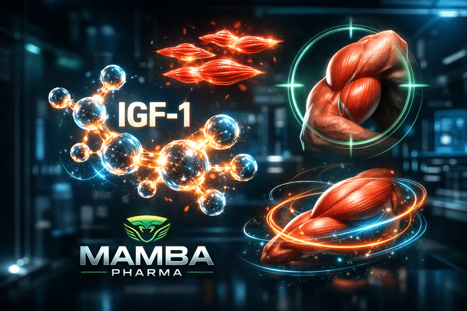 IGF-1 Mamba Pharma - Fator de Crescimento Semelhante à Insulina para Hiperplasia e Ganhos Localizados